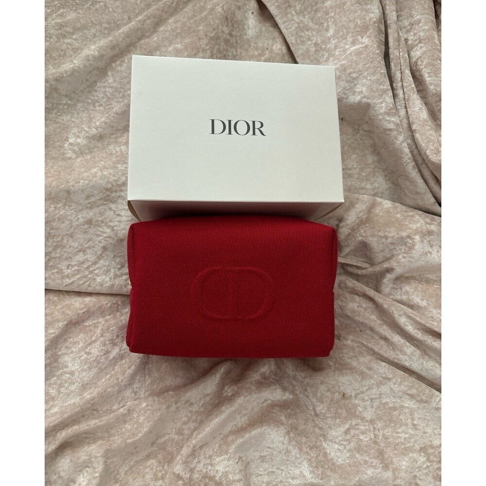 Dior red Trousse pouch